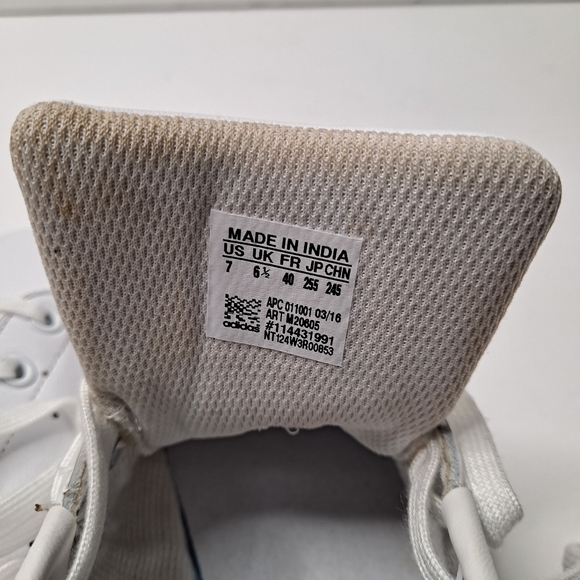 Adidas Stan Smith Ortholite Sneakers Size Men 7 Size Women 9 White and Green - Picture 6 of 8